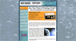 Desktop Screenshot of best-energy-foot-bath.com